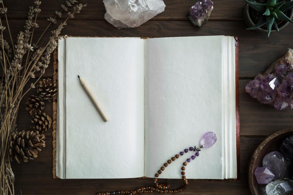 Manifest Your Intentions More Effectively While Enjoying the Process with a Crystal Intention Setting Journal - Tarah Co