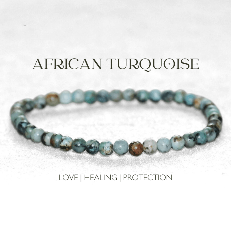 African Turquoise Bracelet - Tarah Co