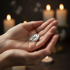 Lucky Clover Pocket Stone