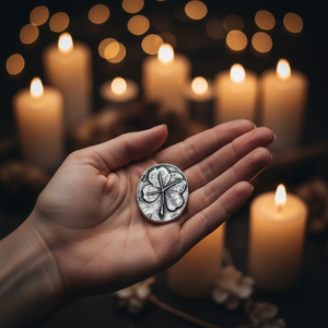 Lucky Clover Pocket Stone