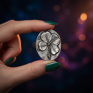 Lucky Clover Pocket Stone