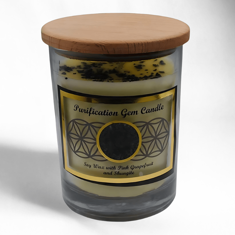 Purification Gemstone Candle - Tarah Co