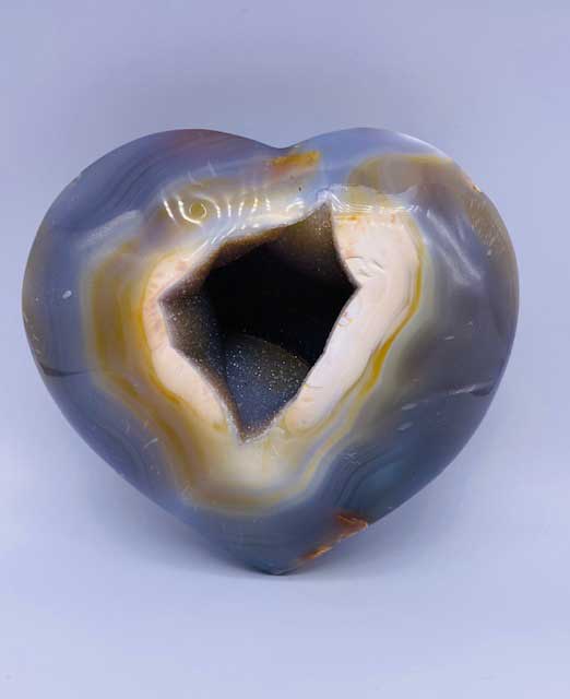 Agate Puffy Heart (XX-Large) - TARAH CO.