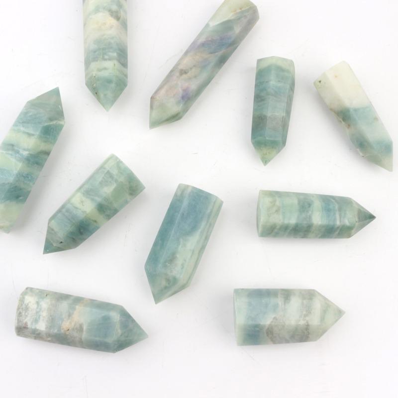 Aquamarine Healing Crystal Wand - TARAH CO.