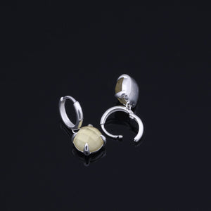 Aura Sterling Silver Hook Earrings - TARAH CO.
