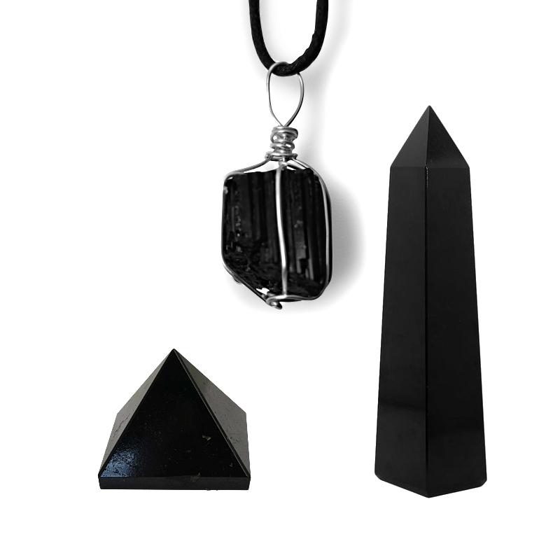 Black Tourmaline Crystal Set - TARAH CO.