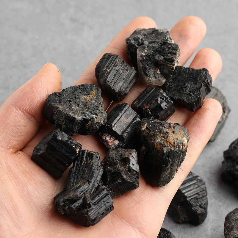 Black Tourmaline Mineral Stones - Tarah Co.