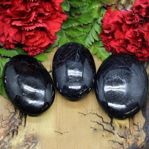 Black Tourmaline Palm Stone - TARAH CO.