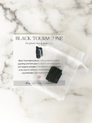 Black Tourmaline Stone - TARAH CO.