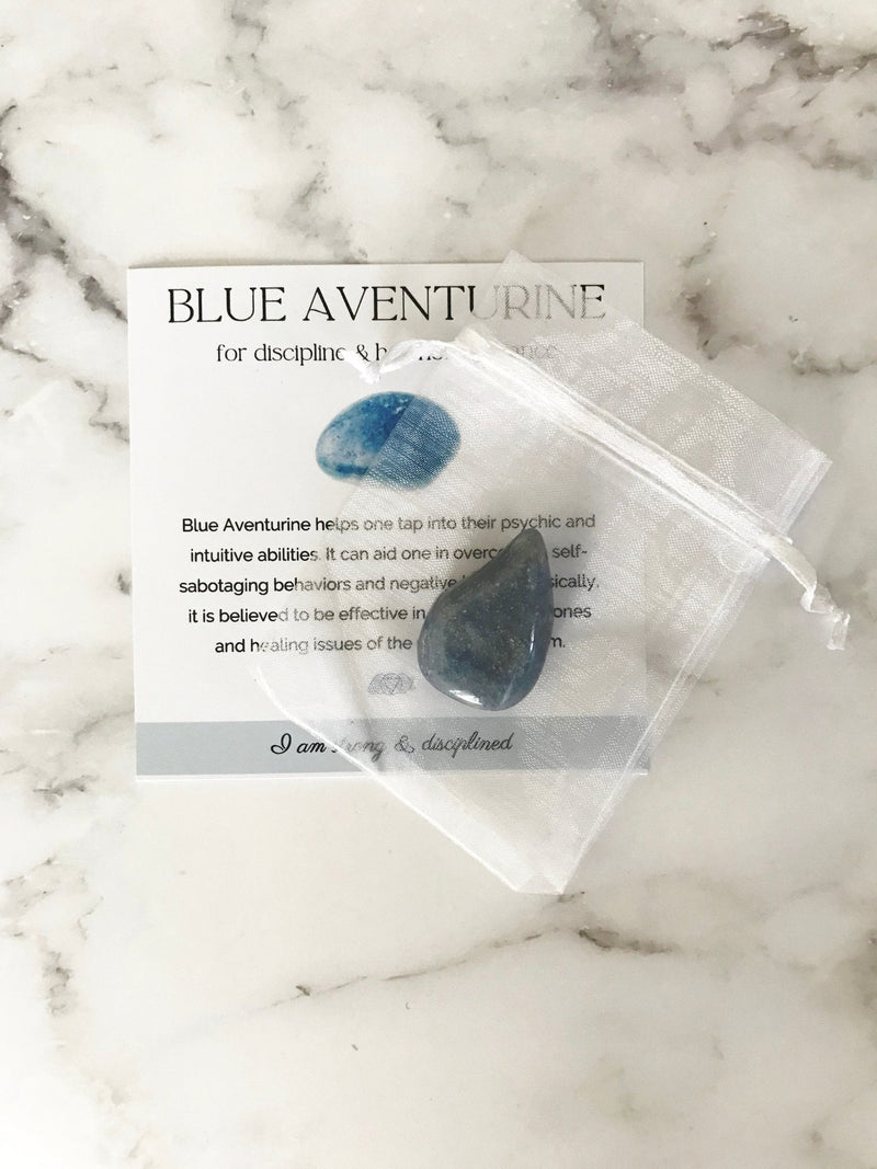 Blue Aventurine Stone - TARAH CO.
