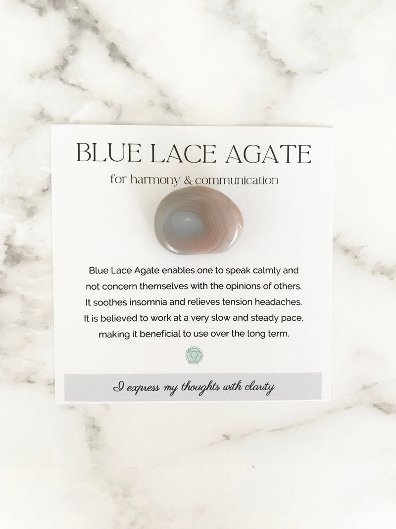 Blue Lace Agate - TARAH CO.