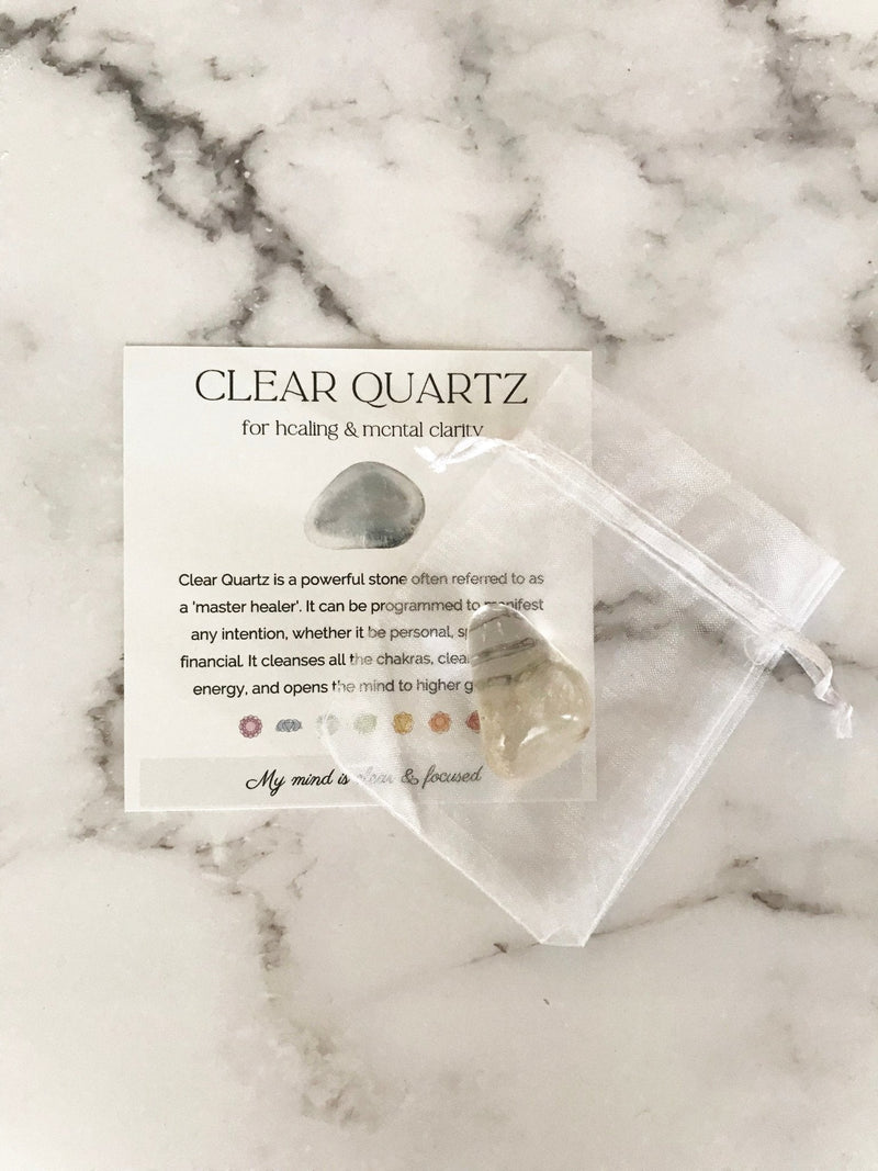 Clear Quartz Stone - TARAH CO.