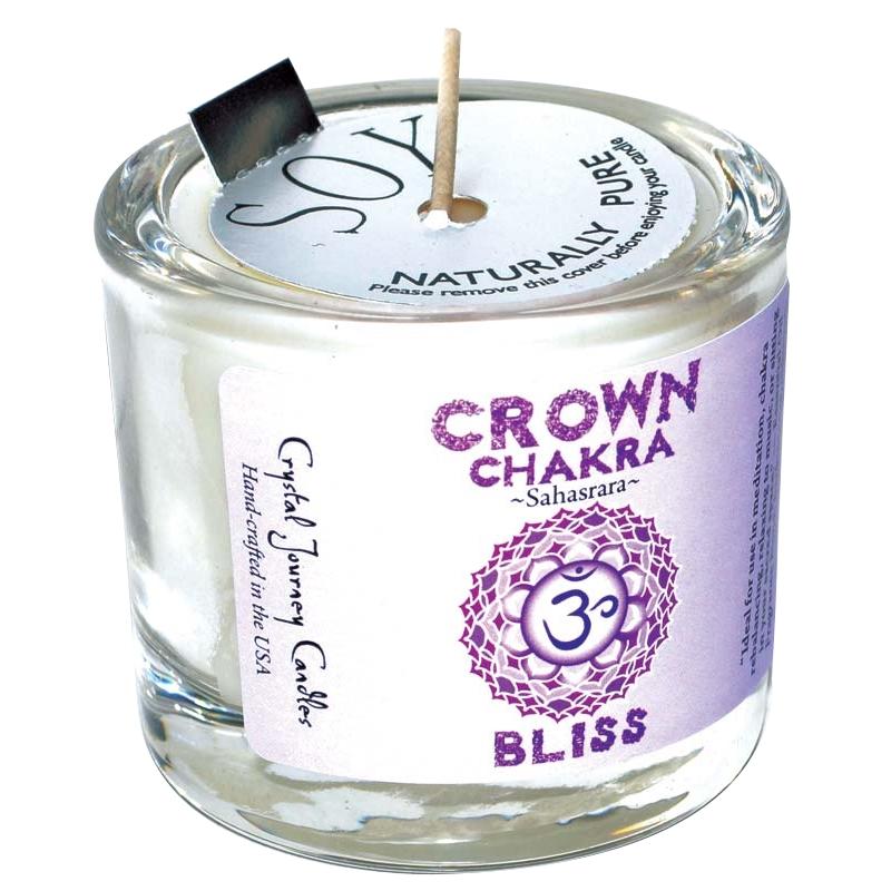 Crown Chakra Soy Votive Candle | Harmony & Bliss - TARAH CO.