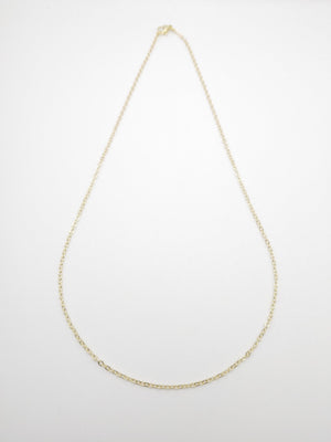 Dainty 18" Gold Chain Necklace - TARAH CO.