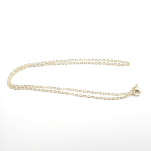 Dainty 18" Silver Chain Necklace - TARAH CO.
