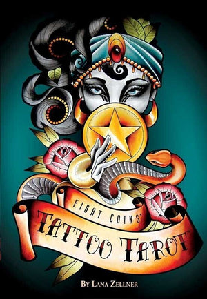 Eight Coins' Tattoo Tarot by Eight (aka Lana Zellner) (English) - Paperback 2018 - TARAH CO.
