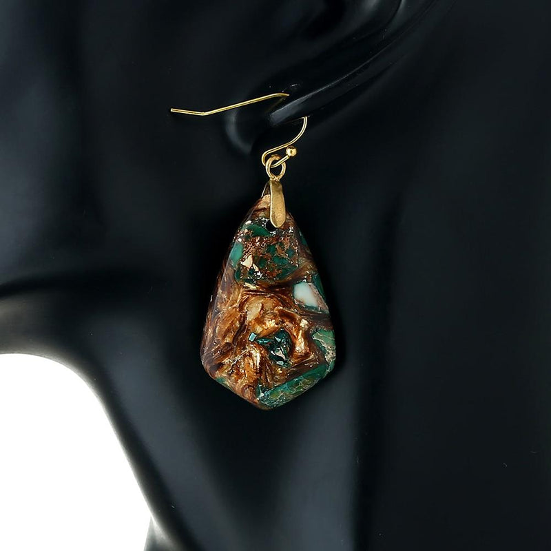 Flawless Imperial Jasper Stone Earrings - TARAH CO.