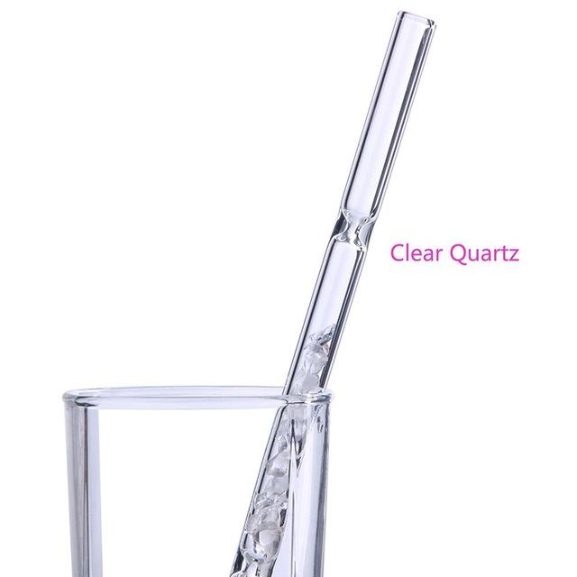 Crystal Clear Glass straw set clear best glass straws sturdy