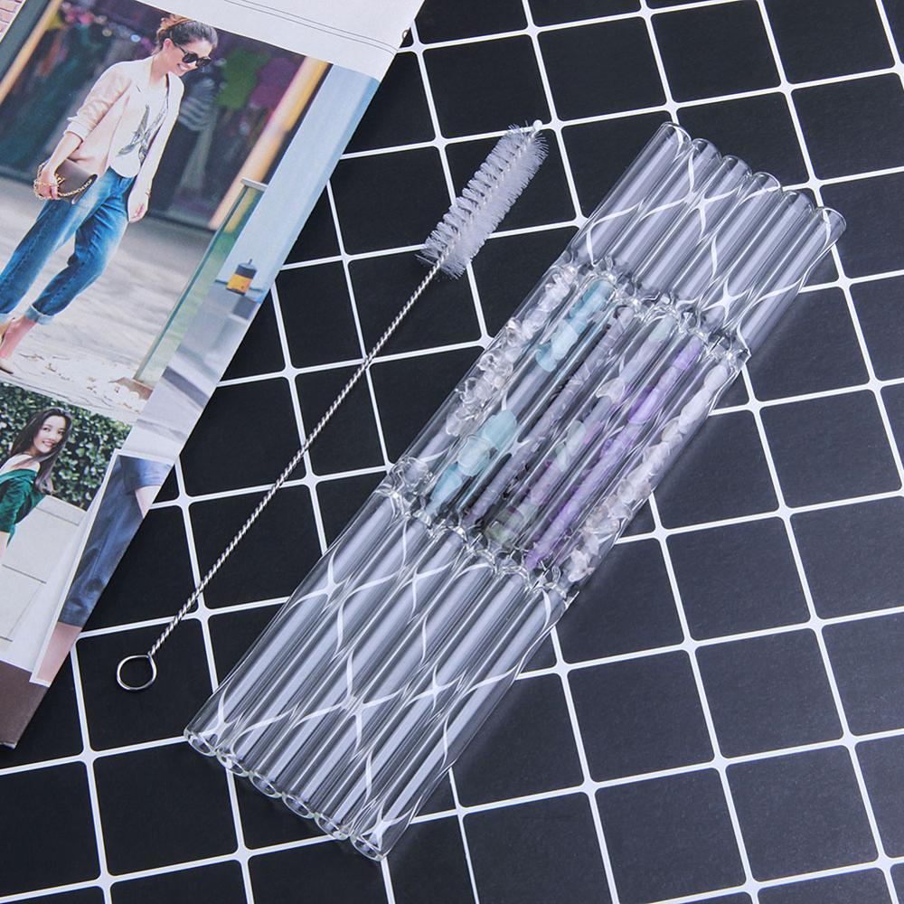 Crystal Elixir Straws | Set of 4-6 For Healing Gemstone Infused Water