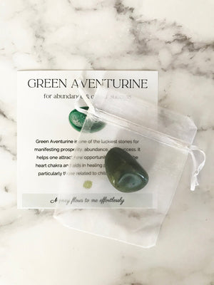 Green Aventurine Stone - TARAH CO.
