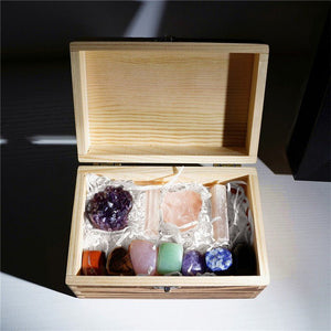 Healing Stone Kit in Wooden Display Box - TARAH CO.