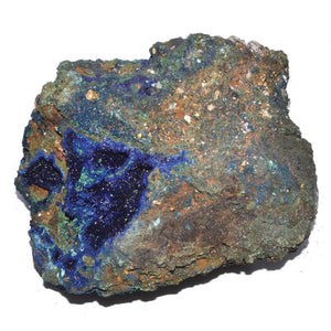 Large Natural Raw Azurite w/ Malachite (4.25 lb) - TARAH CO.
