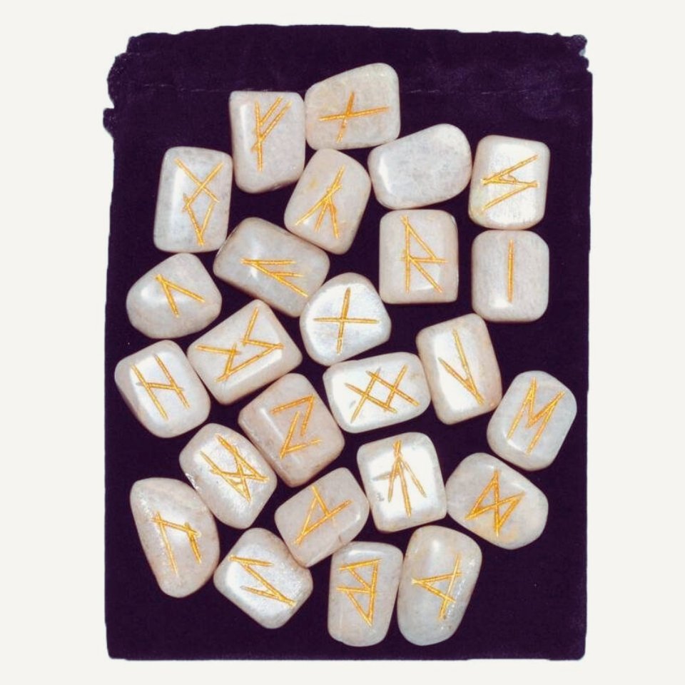 Moonstone Rune Set - Tarah Co