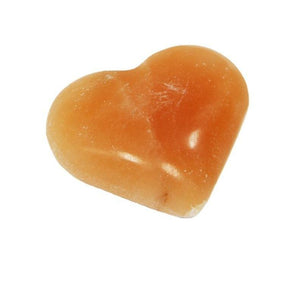 Orange Selenite Heart Set - TARAH CO.
