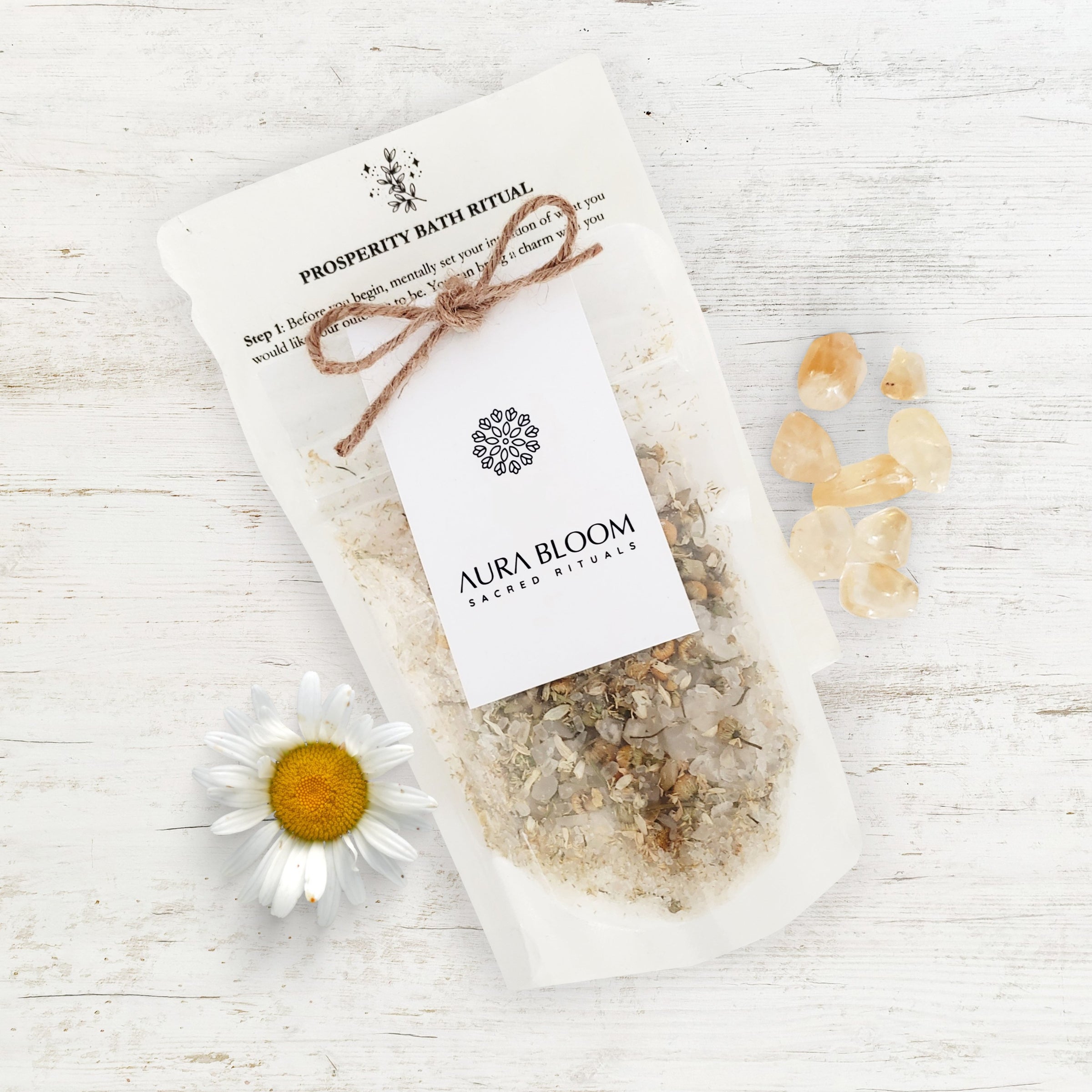 Purifying Ritual Kit Purification Spiritual Bath Ritual + Crystal Kit Energy and Aura Cl...