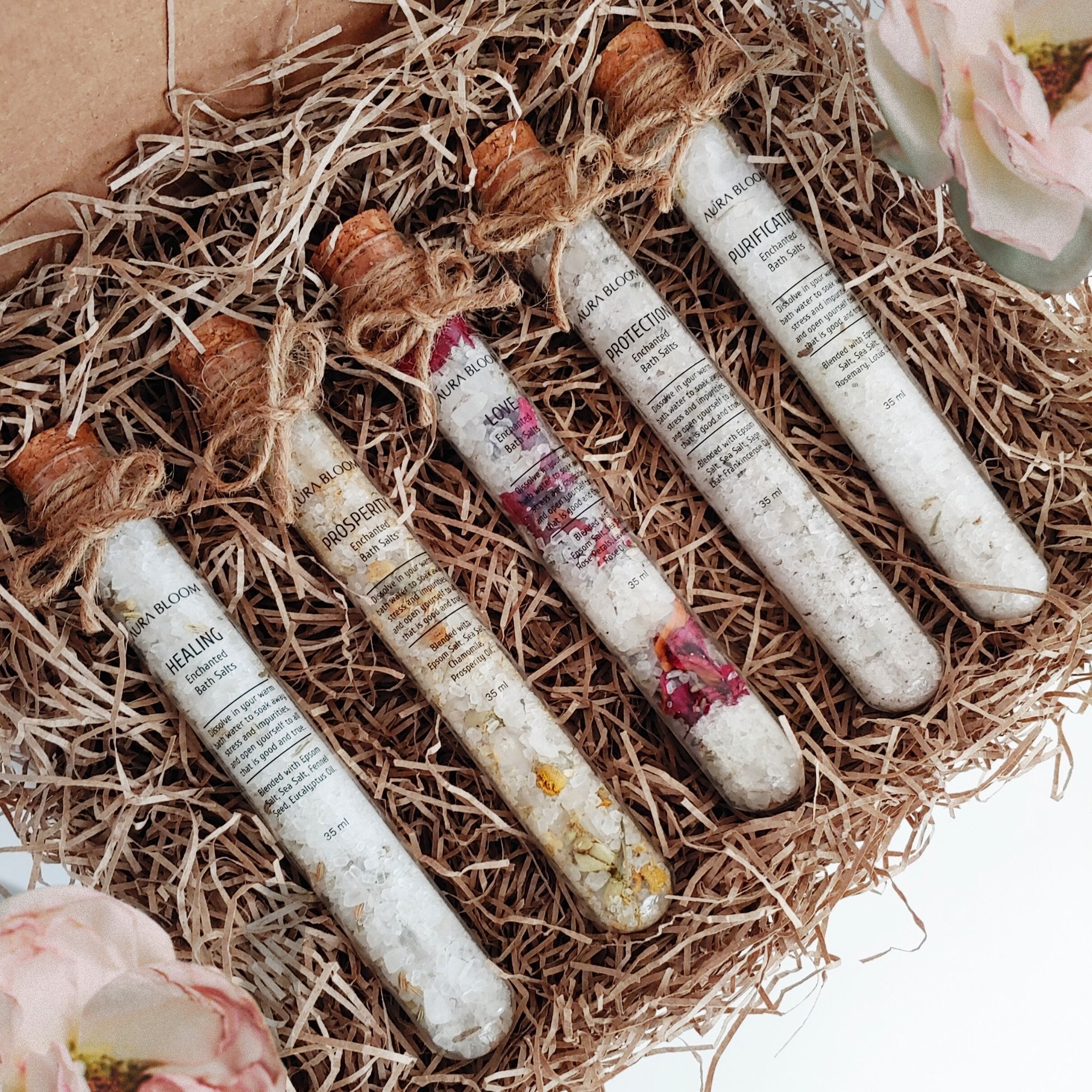 Purifying Ritual Kit Purification Spiritual Bath Ritual + Crystal Kit Energy and Aura Cl...