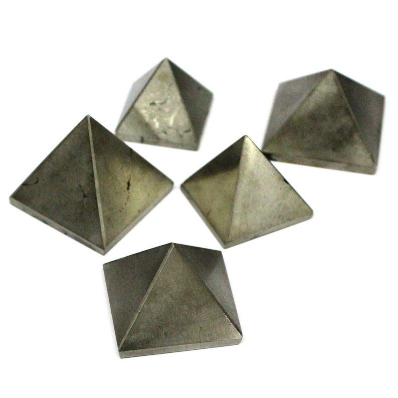 Pyrite Pyramid, 25-33mm - TARAH CO.
