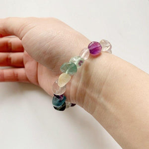 Rainbow Fluorite Gemstone Bracelet - TARAH CO.