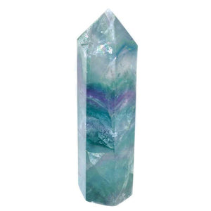 Rainbow Fluorite Healing Crystal Wand, .3-.6 lb - TARAH CO.