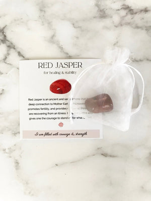Red Jasper Stone - TARAH CO.