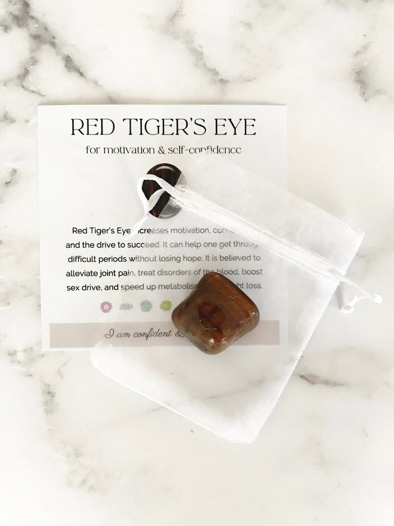 Red Tiger's Eye Stone - TARAH CO.