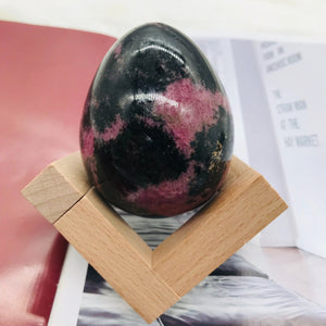 Rhodonite Healing Egg - TARAH CO.