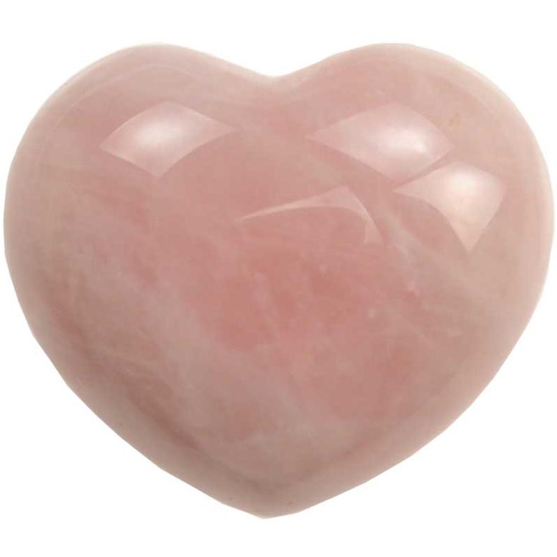 Rose Quartz Crystal Heart - TARAH CO.