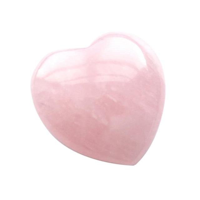 Rose Quartz Crystal Heart - TARAH CO.