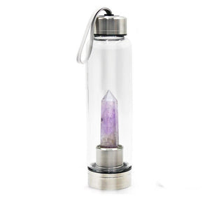 Rose Quartz Crystal Water Bottle - Tarah Co