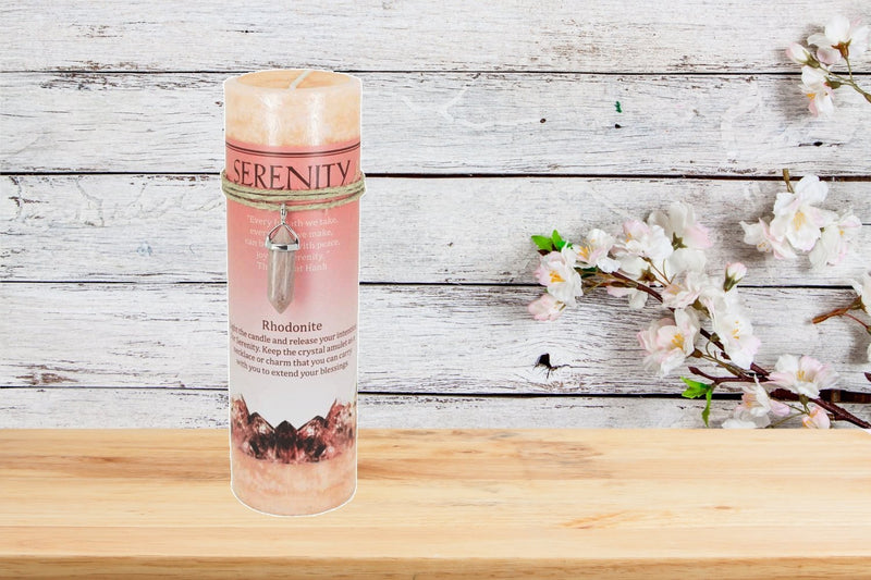Serenity Pillar Candle - TARAH CO.