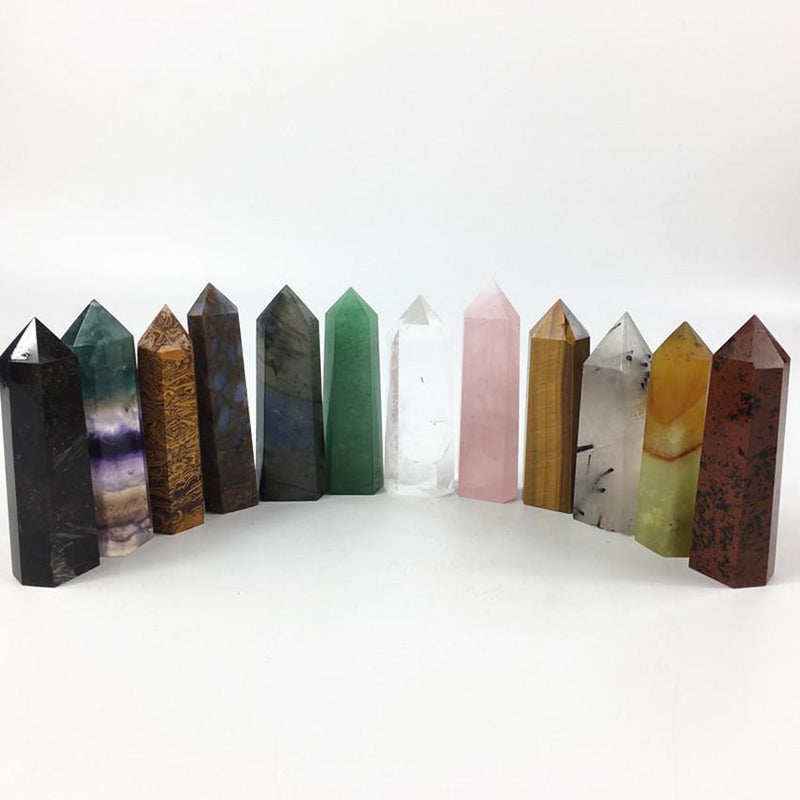 Set of 12 Crystal Healing Wands - TARAH CO.