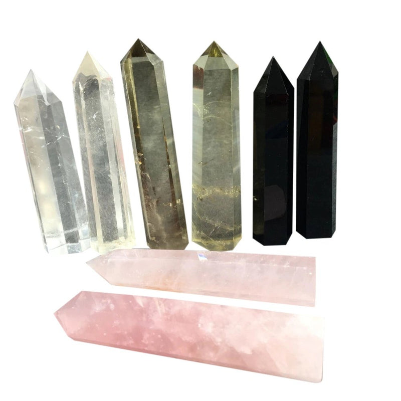 Set of 8 Crystal Healing Wands - TARAH CO.