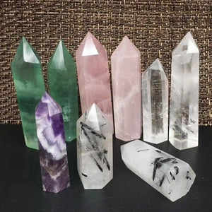 Set of 9 Crystal Healing Wands - TARAH CO.