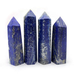 Lapis Lazuli Tower Crystal Point Wand | Obelisk Healing Stone - TARAH CO.