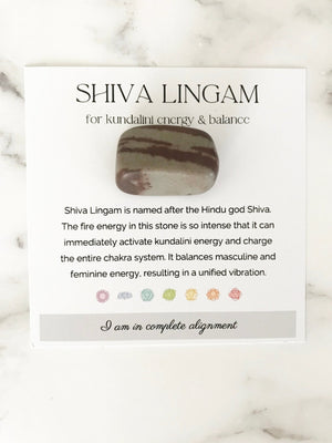 Shiva Lingam Stone - TARAH CO.