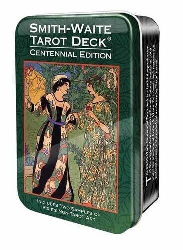 Smith-Waite Centennial Tarot Deck in a Tin by Pamela Colman Smith, English 2015 - TARAH CO.