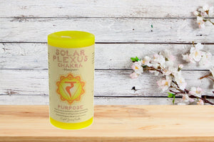 Solar Plexus Chakra Pillar Candle | Purpose - TARAH CO.