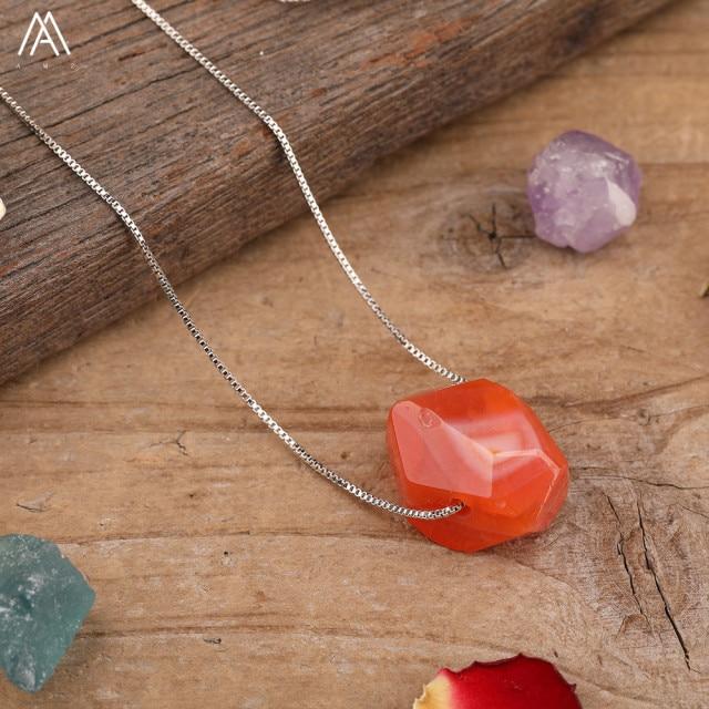 Red Agate/Silver