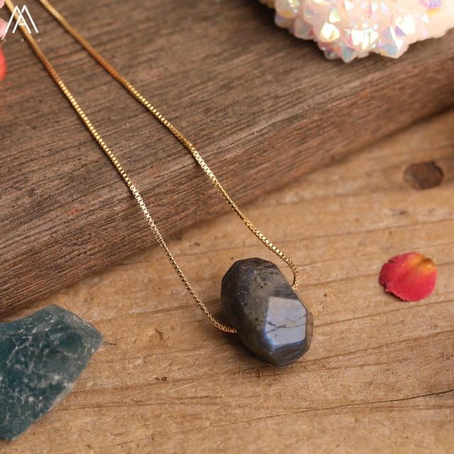 Stone Power Pendant Necklace - TARAH CO.