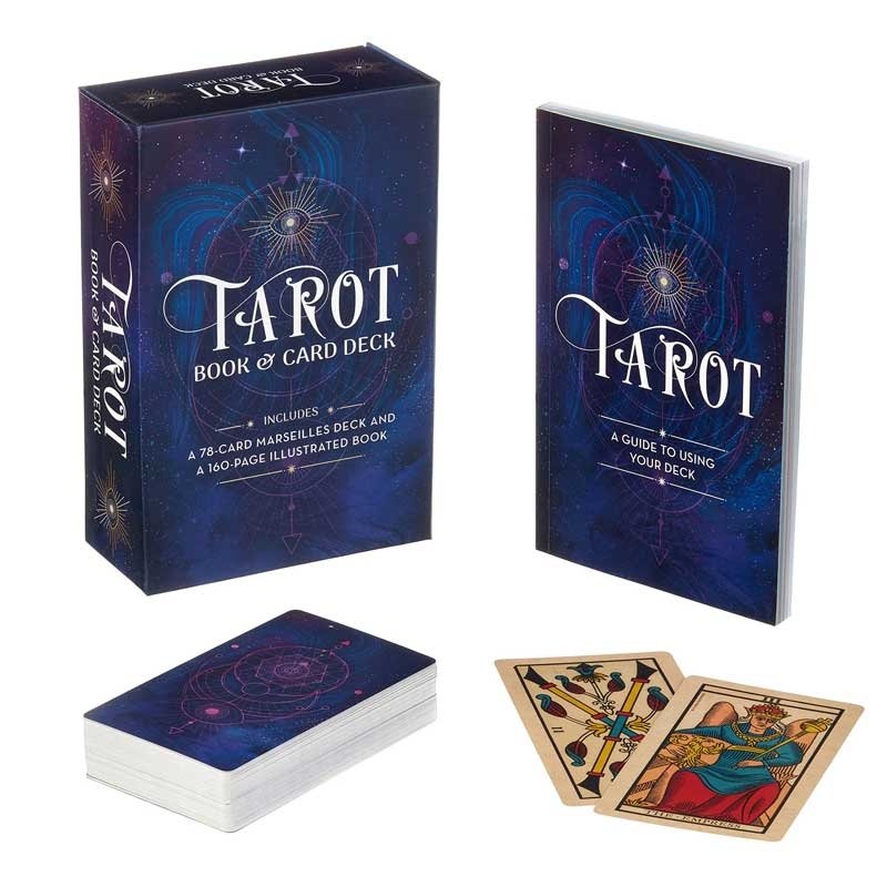 Tarot Book & Card Deck: Includes a 78 Card Marseilles Deck and a 160 Page Book - TARAH CO